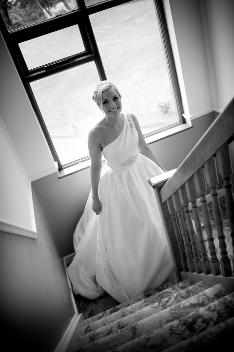 bride stairs